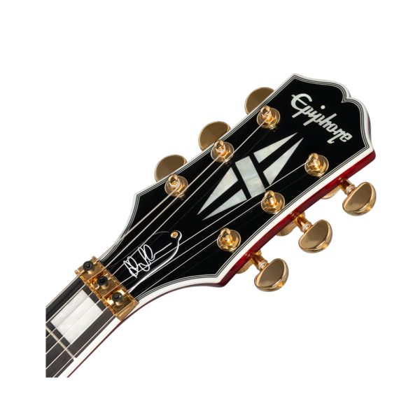 Epiphone Alex Lifeson Les Paul Custom Axcess Electric Guitar - Ruby