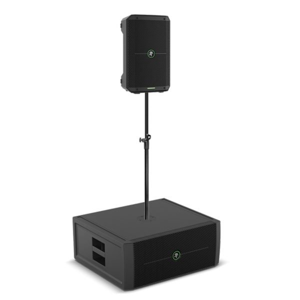 Mackie Thump GO Portable PA Bundle – Complete with Sub, Mounting Pole & FREE Carry Bag