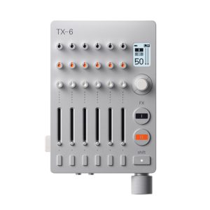 teenage-engineering-tx-6-portable-mixer eenage Engineering TX-6 portable mixer and audio interface with compact, sleek design