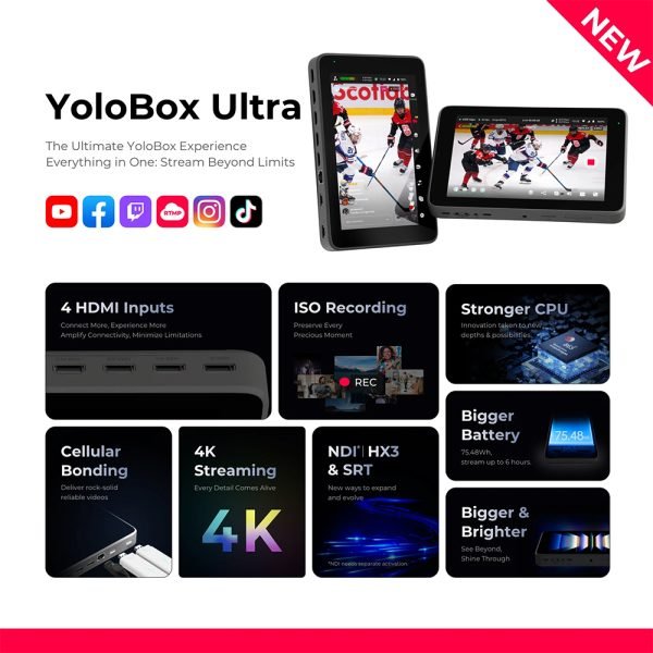 YoloLiv YoloBox Ultra Streaming Studio with Recorder