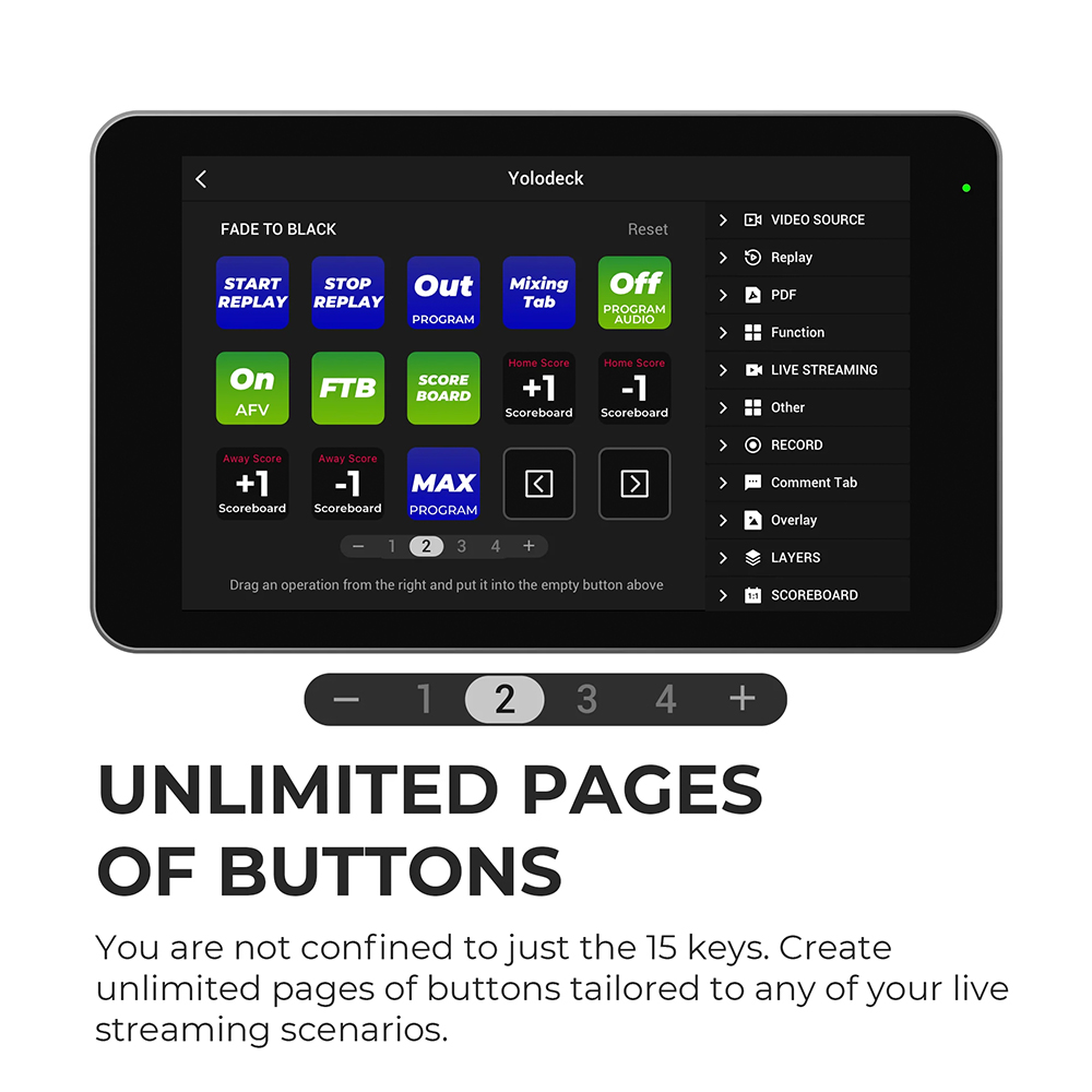YoloLiv YoloDeck Control Panel For YoloBox