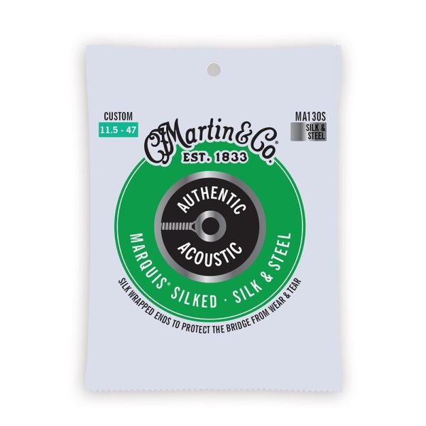 .0115-.047 Custom Silk and Steel Acoustic Guitar Strings
