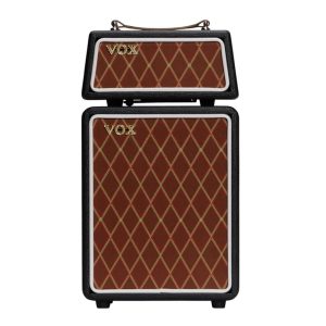 5W, Solid-state Guitar Mini-stack with 3 Modes, Volume, Gain, Treble, Bass, and Reverb Controls, Detachable Head, 1 x 4" Speaker Cabinet, Bluetooth, and Rechargeable Battery