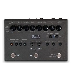 Stereo Multi-FX Guitar/Bass Pedal with Amp Models, Selectable Power Valve Response, FX, and USB-C Connectivity