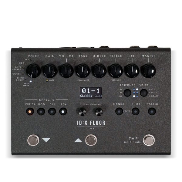 Stereo Multi-FX Guitar/Bass Pedal with Amp Models, Selectable Power Valve Response, FX, and USB-C Connectivity