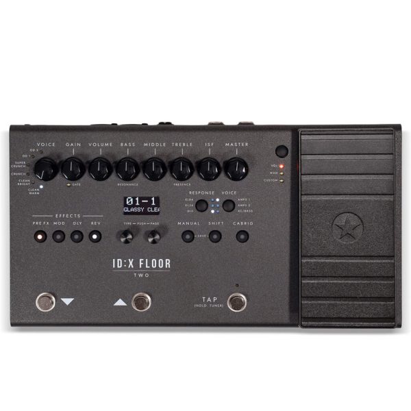 Stereo Multi-FX Guitar/Bass Pedal with Amp Models, Selectable Power Valve Response, FX, USB-C Connectivity, and Expression Pedal