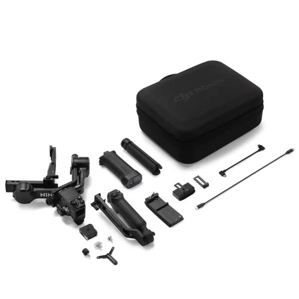 dji-rs-5-gimbal-stabilizer-combo-kit Camera Gimbal Kit with Intelligent Tracking, Gen 5 Stabilization, Gen 2 Automated Axis Locks, Quick-Release Plates, Touchscreen, Joystick, Tripod Base, and RSA Port
