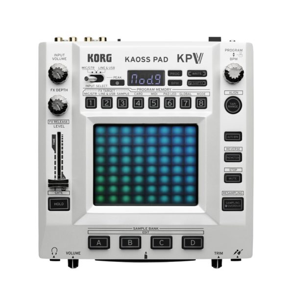 Processing Unit and USB Audio Interface with XY Expression Pad, 2-finger Touch FX, Voice FX Engine, Mic/Guitar Hi-Z In, Mic Preamp, RCA I/O, DIN MIDI I/O, and SD Card Reader