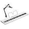 korg-liano-live-88-key-digital-piano 88-key Digital Piano with Light Touch Action, 8 Onboard Sounds, 120-voice Polyphony, Reverb, Metronome, 2 x 8W Speakers, Damper Jack, Mic Jack, USB-C Connectivity, Microphone, and Microphone Stand