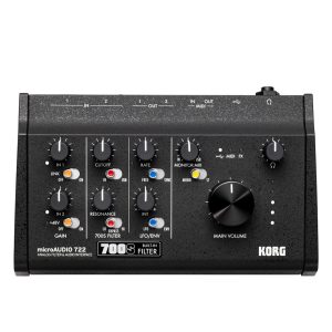 2-in/2-out, 24-bit/192kHz USB-C Audio Interface with 2 Preamps, 700S Filter, Phantom Power, and Korg Software Bundle - macOS/Windows/iOS/iPadOS