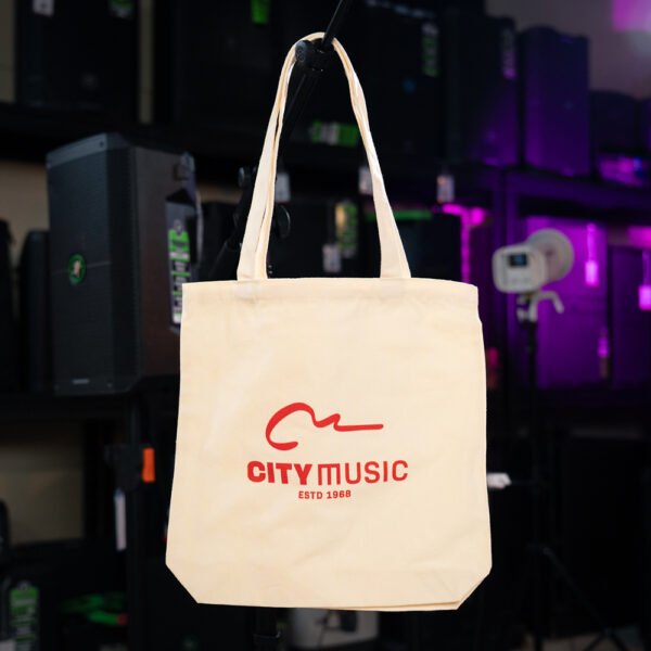 City Music Tote Bag – Reusable Everyday Carry Bag