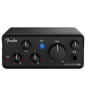 fneder-studio-audiobox-go-usb-c-audio-interface 2-in/2-out, 24-bit/96kHz, USB-C Audio Interface with 1 Mic/Line Combo Input, 1 Instrument Input, and Stereo Outputs - macOS/Windows/Chrome OS/iOS/iPadOS/Android