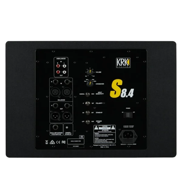 KRK S8.4 8 inch Powered Studio Subwoofer