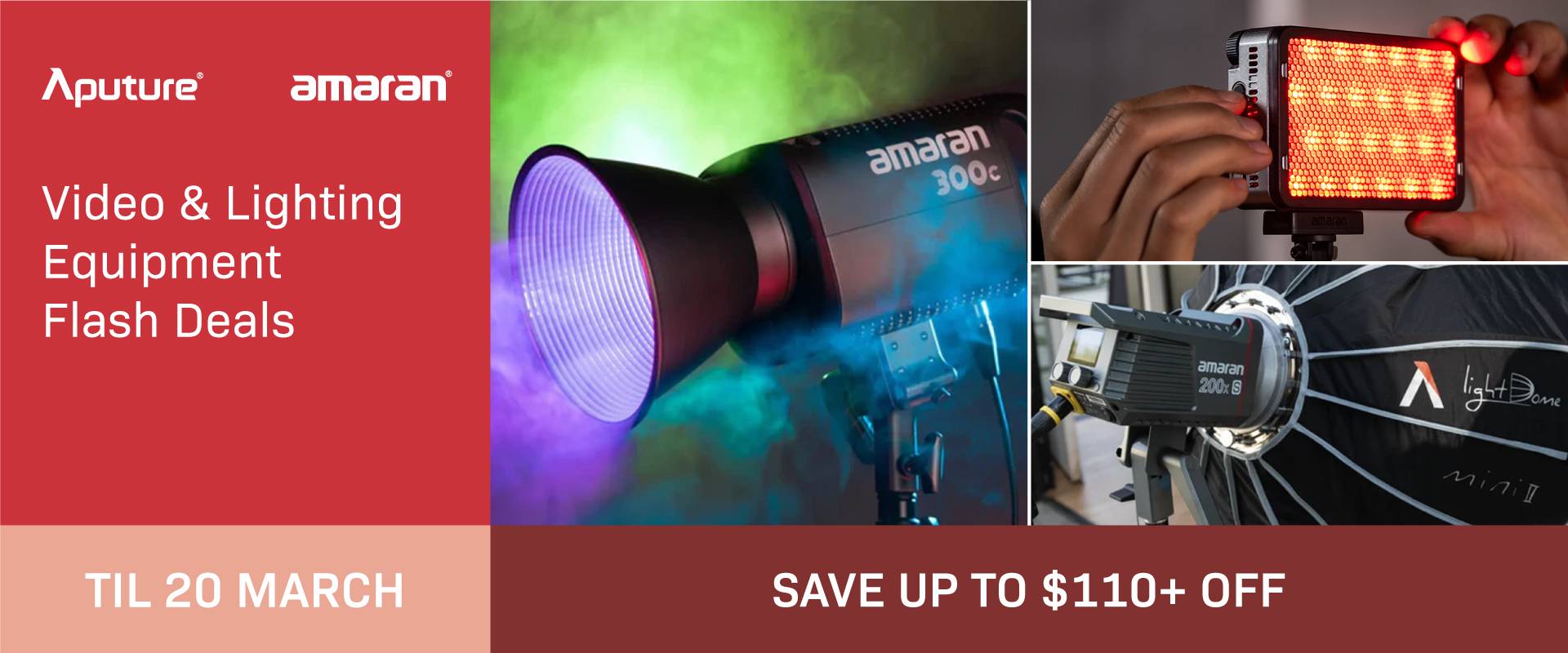 Amaran Aputure Promo Flash Sale, best discounts in singapore